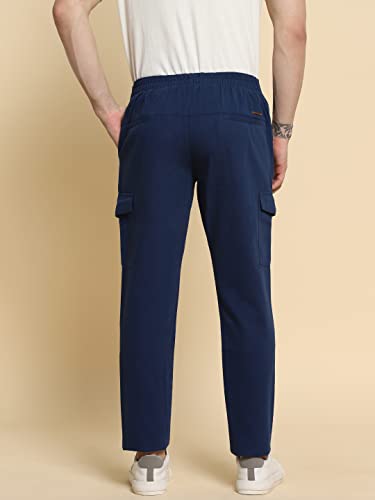 Image of Dennis Lingo Denim Slim Fit Trackpant For Men