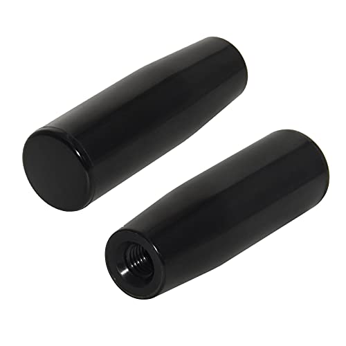 Flyshop 3 Pieces M6 x 35mm Threaded Plastic Handle Grip Sleeve for Clamping Screws Knobs, Revolving Handle, Hand Tightening Thread Clamping, Durable Clamping Handles Screw Knobs Hand Grips