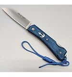 NIETO- 168-AZ. Miguel Nieto Klappmesser Modell POSEIDON. Blauer Katex-Griff. Klinge: 8,50 cm. Werkzeug für Jagd, Angeln, Camping, Outdoor, Survival und Bushcraft