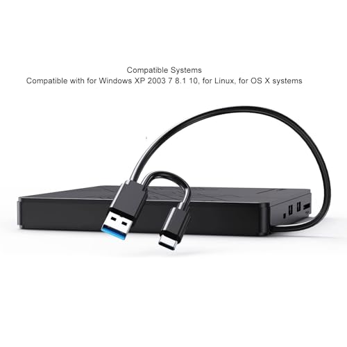 Unidad externa CD DVD USB portátil plug and play miniatura 4