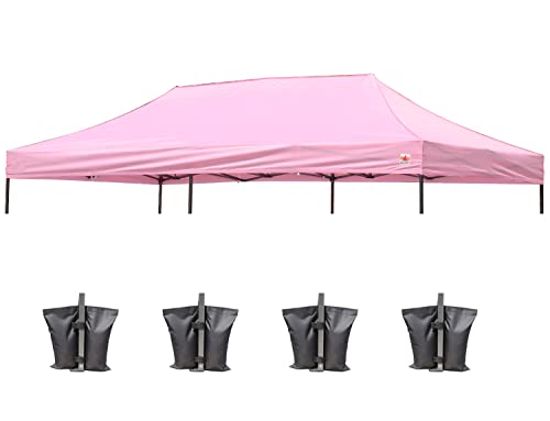 Image of ABCCANOPY Replacement Canopy Top for Pop Up Canopy Tent 10x20 Pink