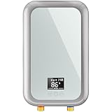 Tankless Water Heater Electric 4500W Instant Hot Water Heater Under Sink, Point of Use Water Heaters with Digital Display for Kitchen Bathroom,110V