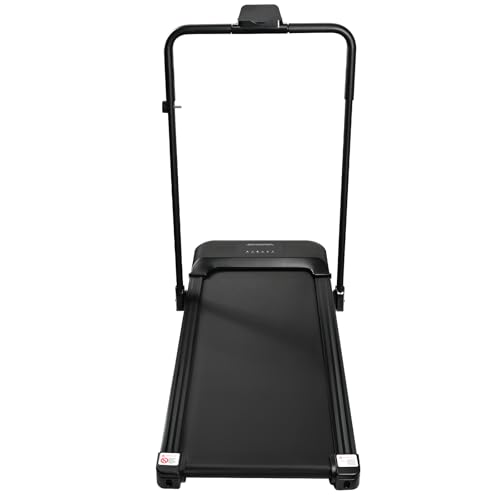 Image of Treadmills for Home Folding Electric Treadmill Portable Treadmills Walking Running Exercise Machine with Multiple Led Display Home & Office Workout Cardio Fitness Machine Black Handdrills