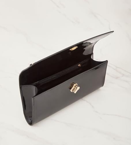 Image of BRYCTSISEN Women Metallic PU Leather Evening Clutch Purse Handbag Crossbody Shoulder Bag Square Box Bag Chic Handbag