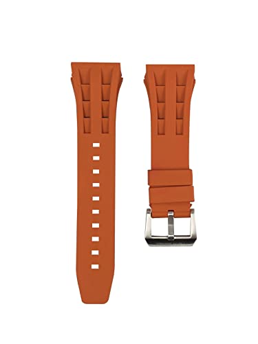TSAR BOMBA Correa de reloj para hombre Silicona 22 MM Tonneau Lujoso reloj de pulsera Pulsera Resistente al agua 5 ATM Cuarzo japonés Analógico Hombre elegante Regalo Cover