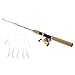 Luzhengyang Compact Plastic & Nylon Micro Rod Winter Ice Fishing Rod Combo, Telescopic Design, Weight &, Perfect for Ice Fishing Enthusiasts and Collectors - L