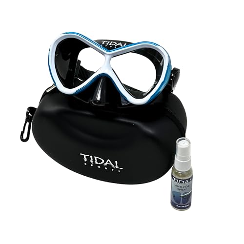 Kids Tidal Mask with Anti-Fog Technology for Scuba Diving, Snorkeling, Free Diving and Swimming. Help Your Kids Explore The Underwater World with Confidence. (Black Skirt)