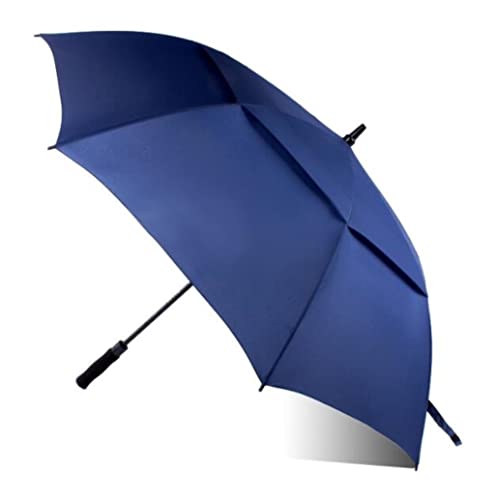 Parapluie grand format HLTYGWX coupe vent automatique double toile 53"