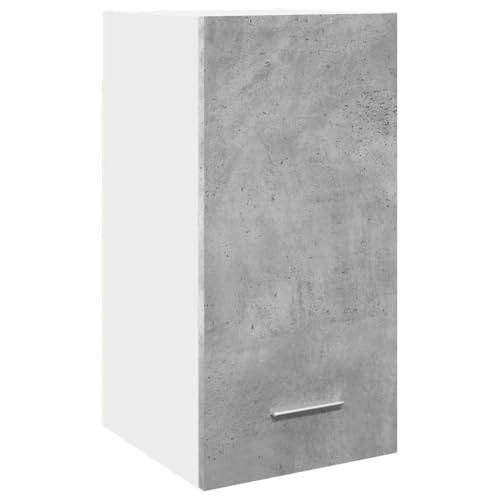 vidaXL Mobile Pensile “Lyon” Grigio Cemento 30x31x60 cm