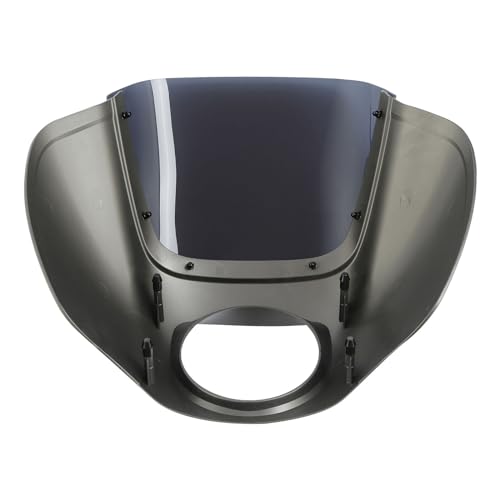 Image of Front Headlight Quarter Fairing Windshield Fit For Harley Softail Low Rider FXLR Street Bob FXBB 2018-2020 Low Rider S FXLRS 2020-2025 Softail Standard FXST 2020-2024 Industrial Gray