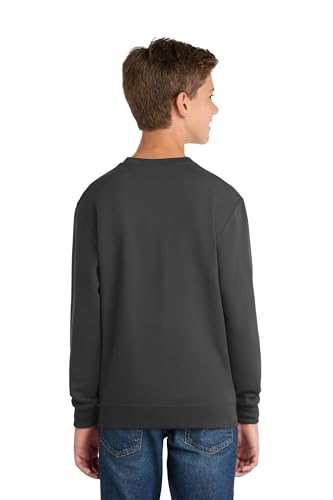 Port & Co Youth Core Fleece Crewneck Sweatshirt-PC90Y3