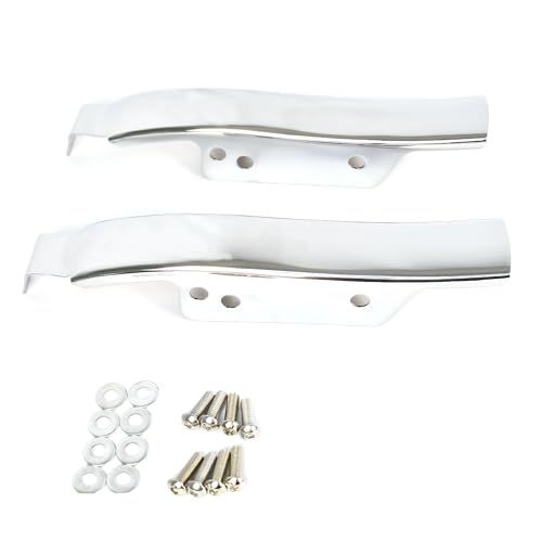 Cyreedom Motorcycle Metal Real Fender Saddlebag Filler Panels for Harley Touring 1993-2008, Electra Glide Road Glide FLTR EFI FLTRI (Chrome)