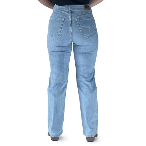 Justin 1879 A4 High Rise Straight Jean for Women - Classic Denim Style, Comfortable Fit, Versatile Wardrobe Essential3