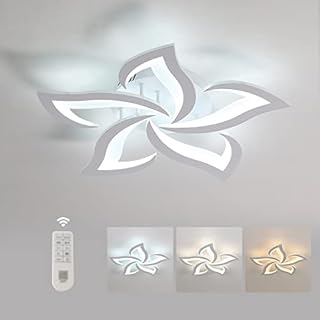 Comely LED Ceiling Light Dimmable, Ceiling Lamp with Remote Control, 40W 4700LM 3000K~6500K Φ60cm, Acrylic Modern Ceiling Light for Bedroom Living Room
