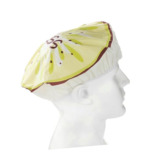 DEARMAMY 10piezas Gorro De Ducha De Frutas De Eva Para Adultos Incluye Sandía y Pitaya Para Baño y Ducha Gorros De Baño