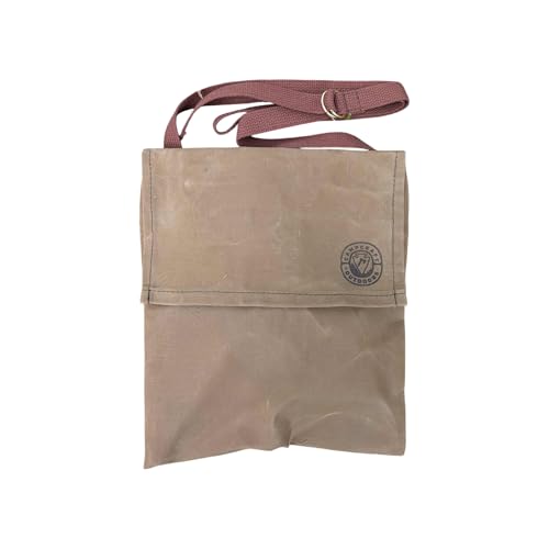 Waxed Canvas Haversack with Adjustable Strap