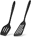 Spatole da Cucina in Silicone - 2 Pezzi Spatola Wok - Silicone Antiaderente Line Spatola Cucina Forata antigraffio, lavabili in lavastoviglie per la Cottura di Pesce, Uova, frittate, Hamburger
