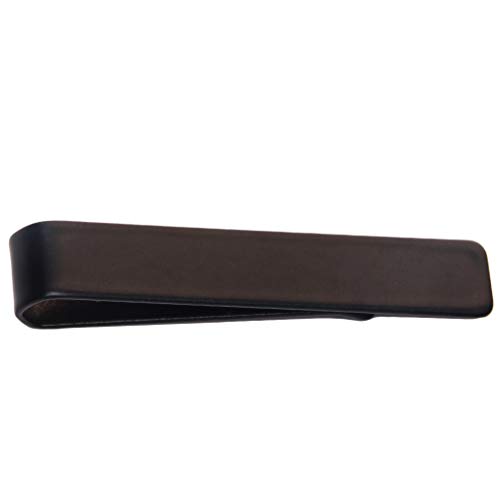 GUAngqiqi Tie Clip Bar,Skinny Tie Clip Bar for Narrow Tie Tie Bar Pinch Clip Neck Ties,Black Spray Paint Black (50-1999 pcs)