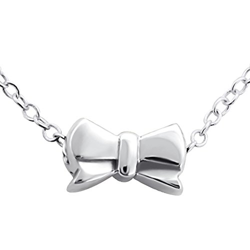 Preisvergleich Produktbild Laimons Damen-Halskette Schleife mit Kette 45cm glanz Sterling Silber 925