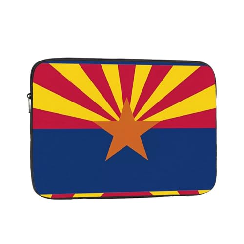 Arizona Flag Laptop Sleeve Case 15 Inch Suitable for Notebook Computer Tablet Traveling Carrying Simple Case