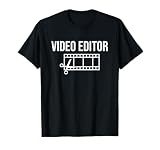 Video Editor Movie Film Editing T-Shirt