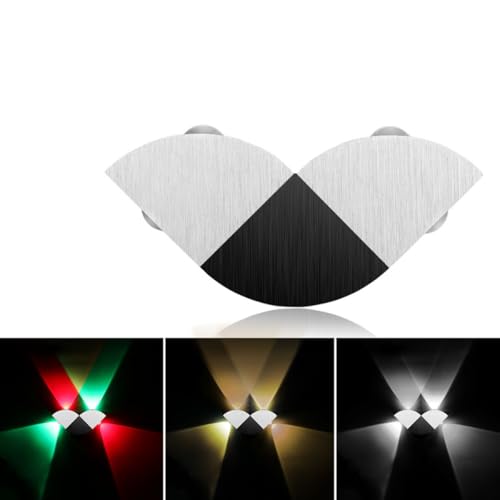 Lámpara de pared interior y exterior de aluminio con luz LED de diseño duradero 4