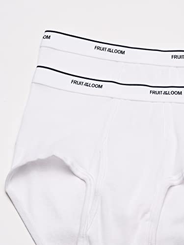 Fruit of The Loom Men's 7-Pack Basic Brief (X-Large (Waist: 40-42 / Chest: 46-48), White)2