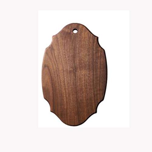 Tagliere da Cucina in Legno di Noce per Carne, Formaggio, Pane, Verdure, Frutta, Adatto per Coltelli da Cucina, D,D