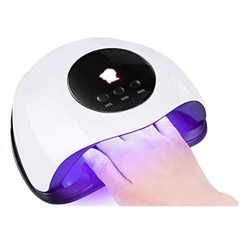 Gel UV LED Nail Lamp, 48W Gel Nail Polish UV LED Light Auto UV Nail Dryer with Display and 3 Timer Settings, Professional Gel Nail Light for Nail Polish Cover