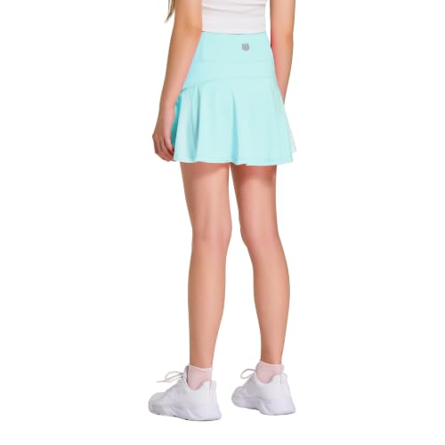 Image of FitsT4 Sports Girl's Golf Skirt Adjustable Waist Active Tennis Skort UPF50+