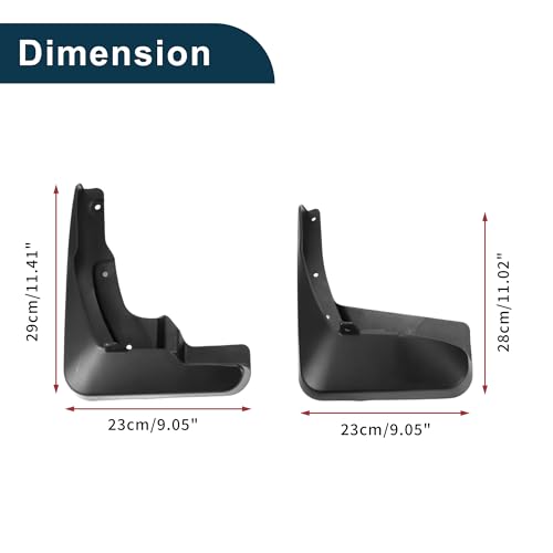 Image of Mud Flaps Splash Guards for Toyota Venza AV10 2013-2016 Front & Rear Mud Guards W /Mount Accessories