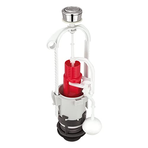 Mécanisme chasse d'eau wc double chasse Wirquin 10724035 à câble - 3