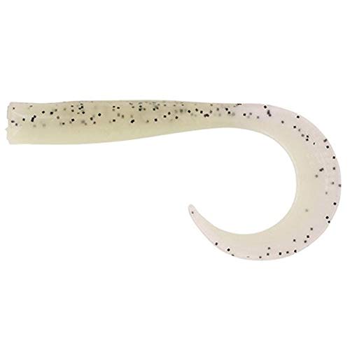 Savage Gear Sandeel Curtails Glow - Peces de Goma para Pesca Marina y jiggen, pez de Goma para Saltar en el mar Báltico, Cebo de Goma, Longitud/Contenido del Paquete: 7 cm/6 Unidades