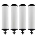 ?Upgraded?Renami Ceramic Filter Silver Infused Replacement for BB9-2® Black Activated Carbon Filters, Compatible with Berkey® Travel, Large, Royal, Crown Series, Repeatable Cleaning Filters, Pack of 4