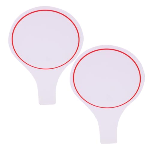 NAMOARLY 2pcs Handheld Basketball Scoreboard Dry Erase Paddle for Outdoor Games