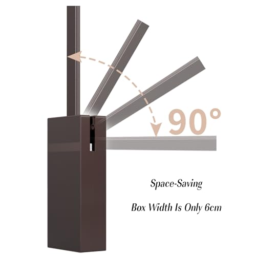 Tringle de suspension rabattable pour placard de maison moderne - 3