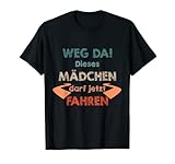 Fahranfängerin Fahrprüfung B Vintage Führerschein