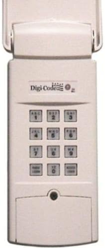 Digi-Code 5200 Wireless 10 on/Off Code Switch 300MHz Keypad Multi-Code 4200 Comp