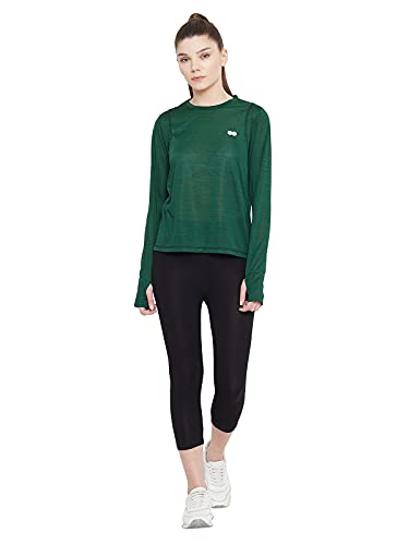 Image of Clovia Women's Activewear Full Sleeve Thumb Hole T-Shirt