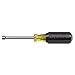 Klein Tools 630-5MM 5 mm Nut Driver with 3-Inch Hollow Shaft and Cushion Grip Handle