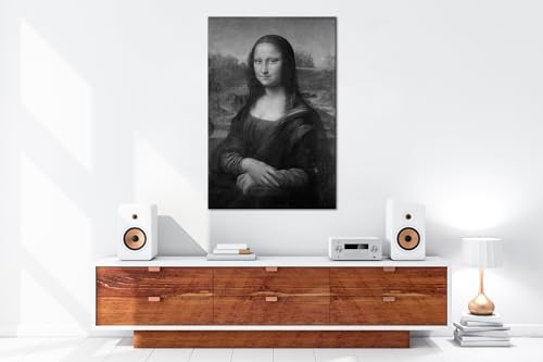 La Mona Lisa de Leonardo Da Vinci cadeau idéal tableau encadré bois