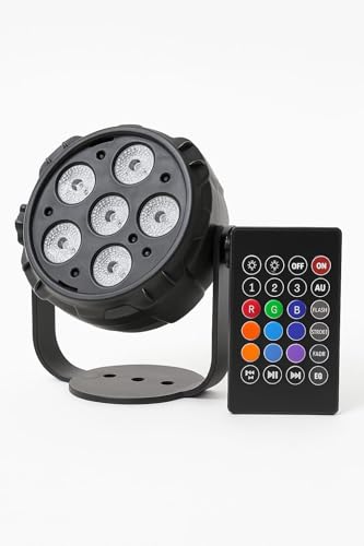 6LED Light with Remote Control, RGB Multi-Color Effects, Differen...