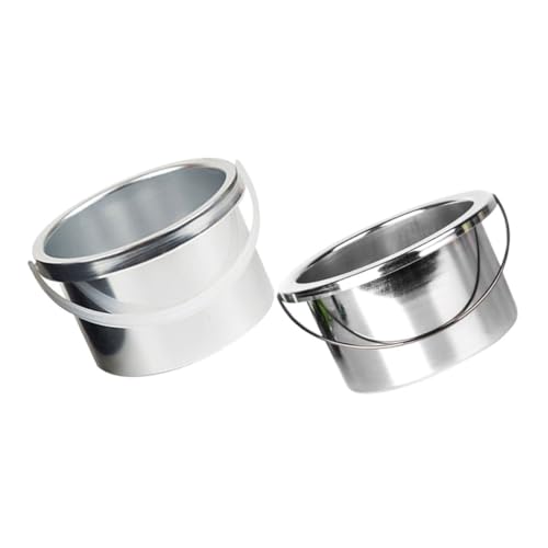 Happyyami 2Piezas Máquina para Derretir Cera con Recipiente de Metal Kit Diámetro para Depilación y Calentamiento de Cera Compatible con Máquinas de Cera