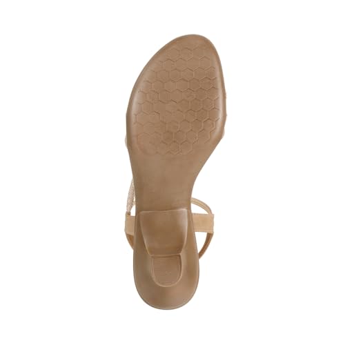 Image of Metro Women Embellished Casual Kitten Heel Sandals