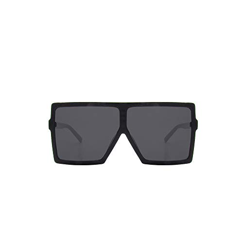 Aviator Oversized Square Flat Top Fashion Unisex Sunglasses3