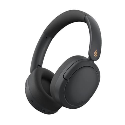 Edifier W800BT Pro Auriculares con Cancelación Activa del Ruido Híbridos, Bluetooth 5.4, Audio Hi-Res, Reducción del Ruido de Las Llamadas AI, 45 Horas de Autonomía, Carga Rápida, Plegable – Negro
