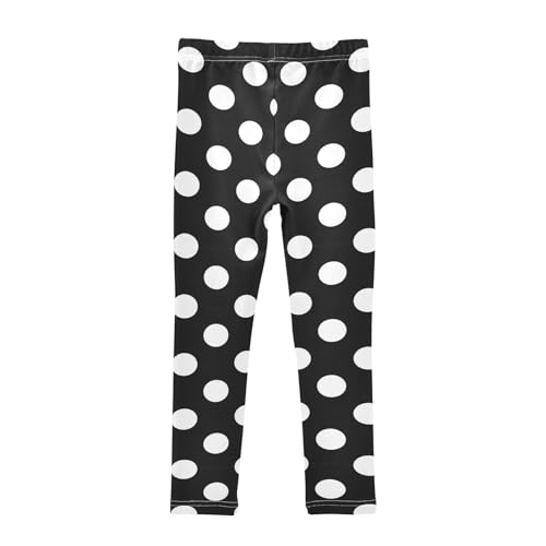 Girls Leggings Yoga Pants Tights Trousers for Kids Christmas Cat Polka Dot..4