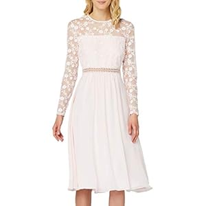 Amazon-merk – TRUTH & FABLE damesjurk met midikanten A-lijn