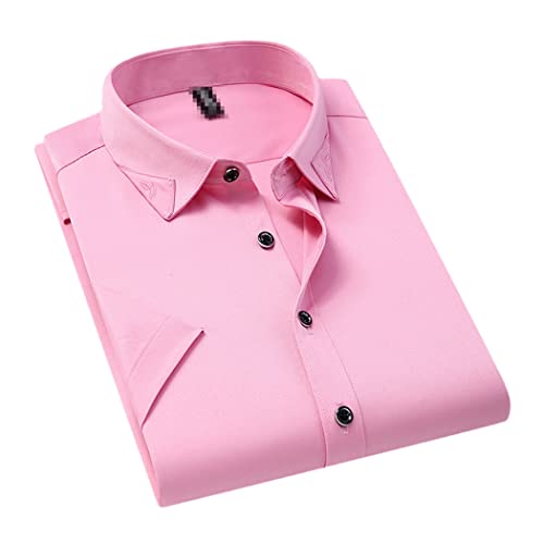 Chemise d'été manches courtes homme sans repassage pour rester impeccable