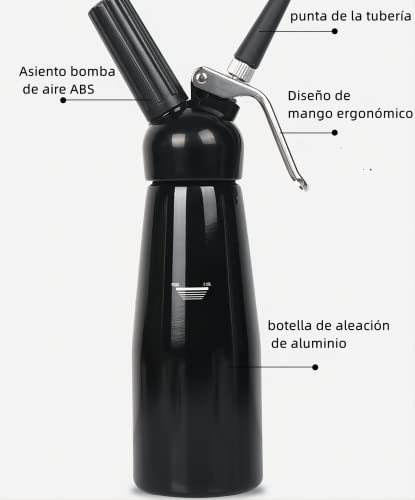 La Mejor Recopilación de Dispensador de crema batida los 5 mejores. 9 Dispensador de crema batida marca LUNA PARK (3)